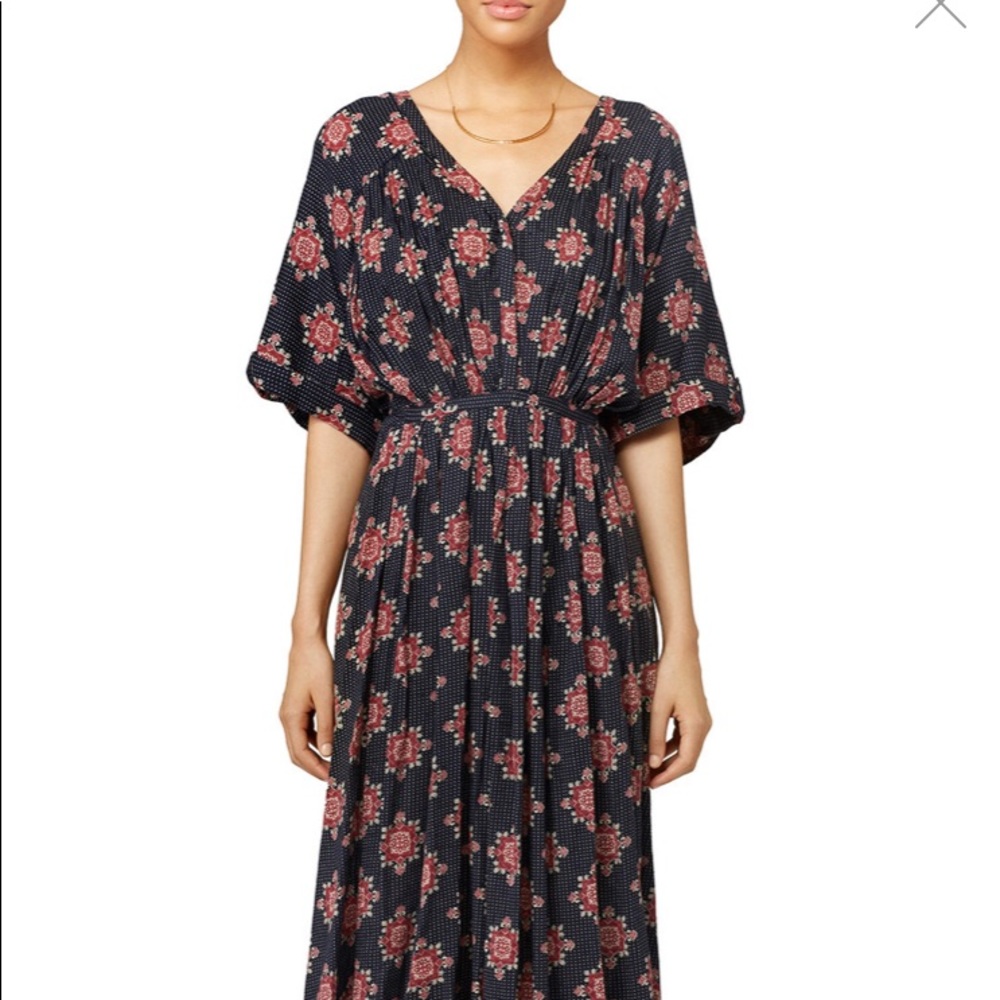 Free People Oasis Maxi Dress in navy